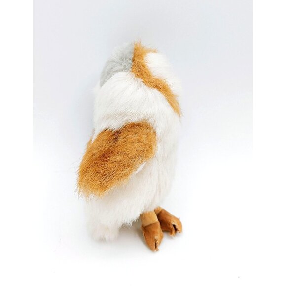 Folkmanis Finger Puppet Barn Owl Mini Plush 4" Stuffed Animal - Picture 2 of 3